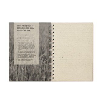 GRASS BOOK - Quaderno ad anelli A5 Gadget.it