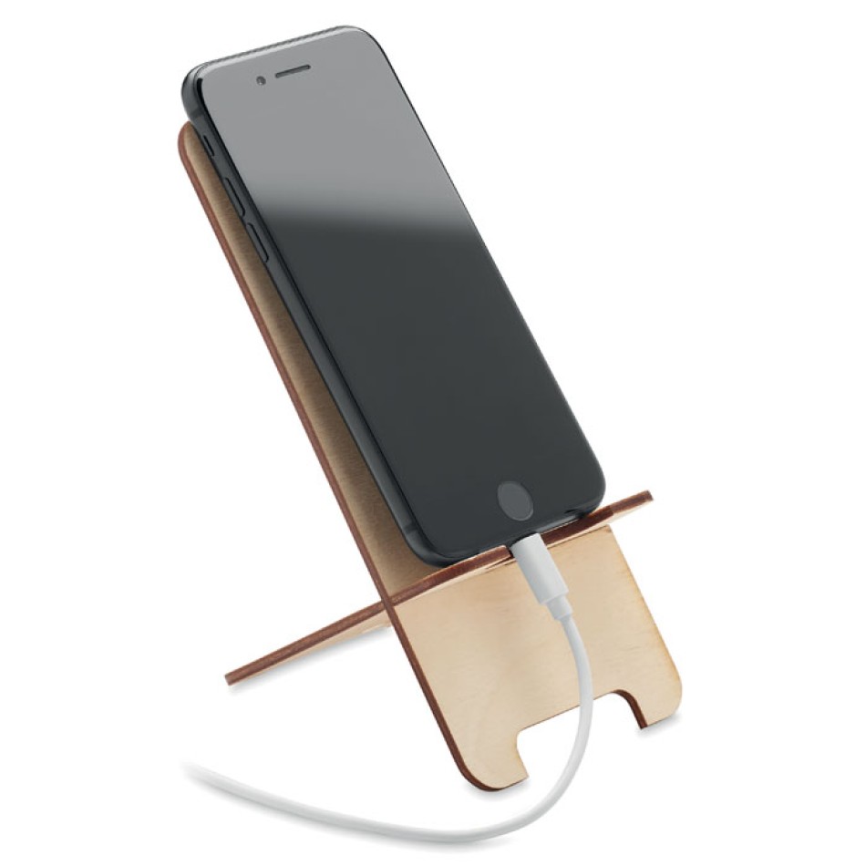 GROUW STAND - Supporto pertelefono betulla Gadget.it