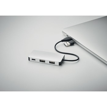 HUB-C - Hub USB a 3 porte Gadget.it