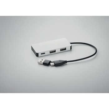 HUB-C - Hub USB a 3 porte Gadget.it