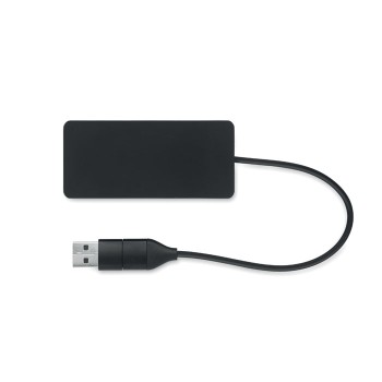 HUB-C - Hub USB a 3 porte Gadget.it