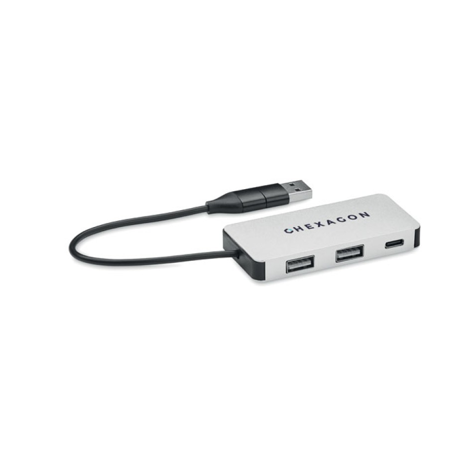 HUB-C - Hub USB a 3 porte Gadget.it