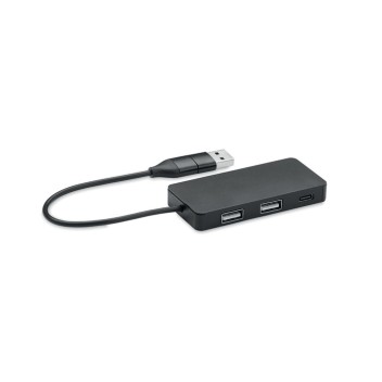 HUB-C - Hub USB a 3 porte Gadget.it