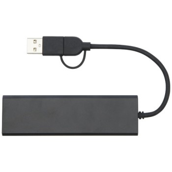 Hub USB 2.0 in alluminio riciclato RCS Rise Gadget.it