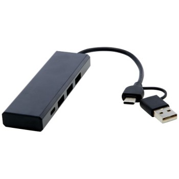 Hub USB 2.0 in alluminio riciclato RCS Rise Gadget.it