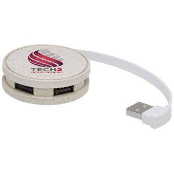 Hub USB in paglia di grano Kenzu Gadget.it