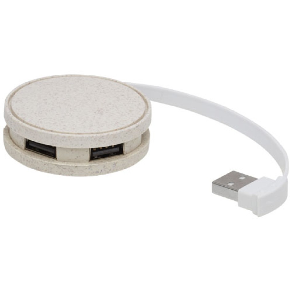 Hub USB in paglia di grano Kenzu Gadget.it