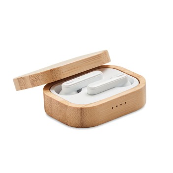 JAZZ BAMBOO - Auricolari TWS in custodia Gadget.it