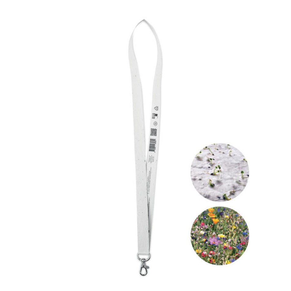 LANSEE - Lanyard in carta, con gancio Gadget.it