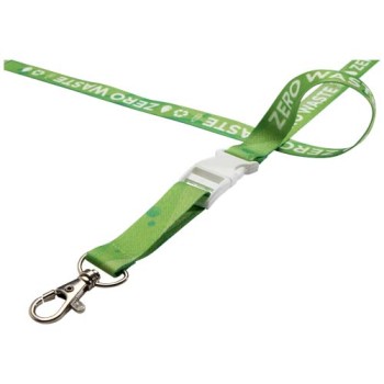 Lanyard Balta in PET riciclato con sgancio di sicurezza e fibbia Gadget.it