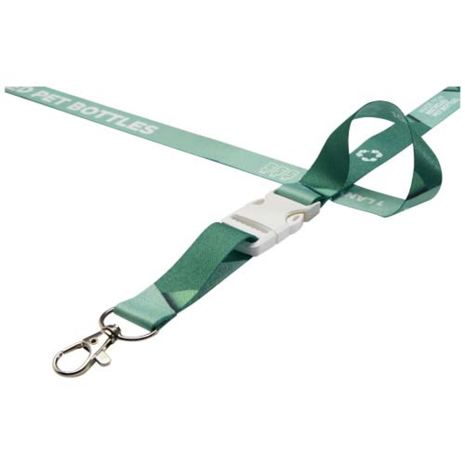 Lanyard Bucks in PET riciclato con stampa in sublimazione e fibbia di sicurezza Gadget.it