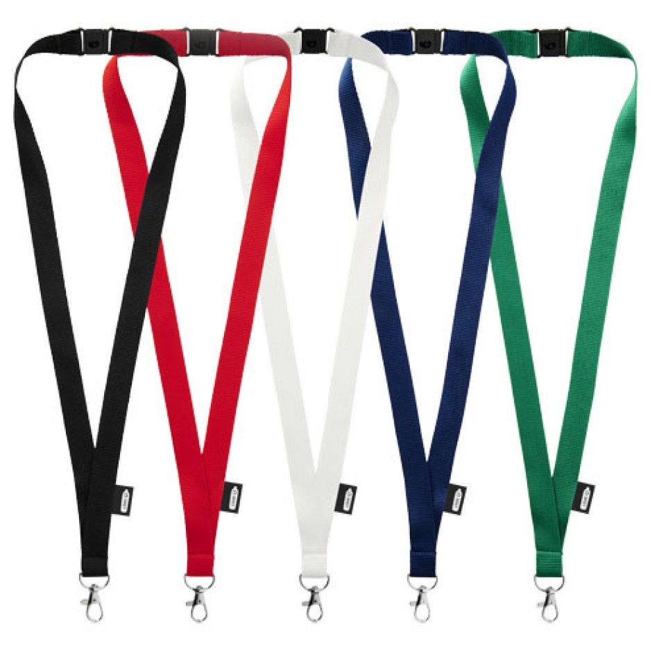 Lanyard Tom in PET riciclato con sgancio di sicurezza Gadget.it