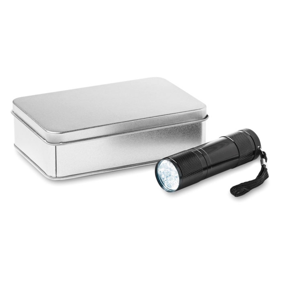 LED PLUS - Torcia LED confezione latta Gadget.it