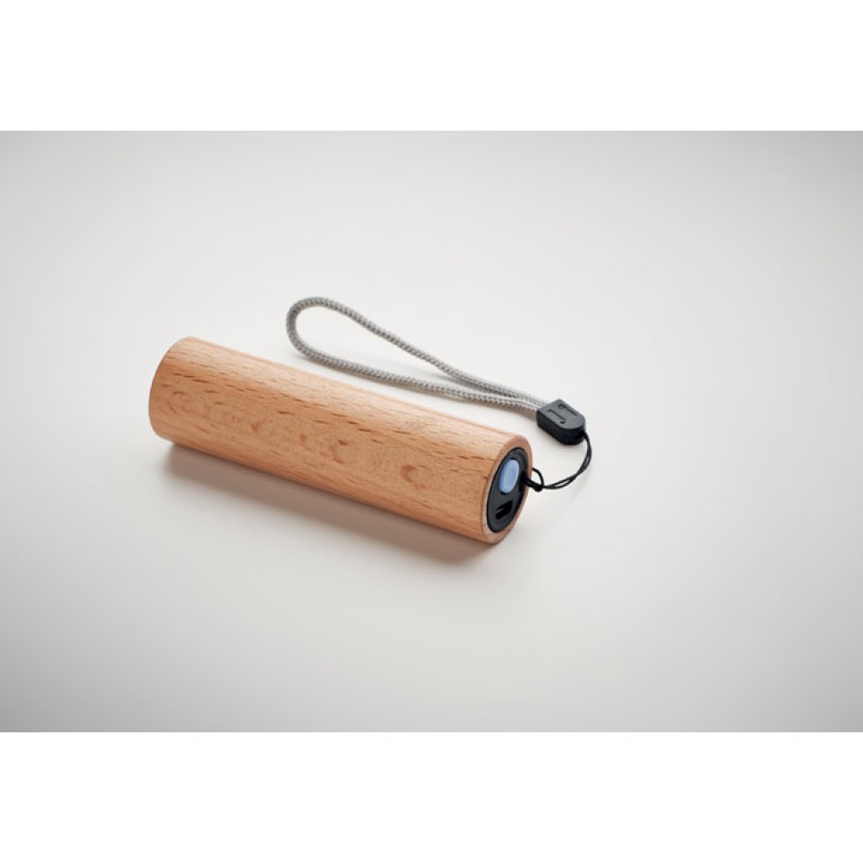 LITE - Torcia ricaricabile in legno Gadget.it