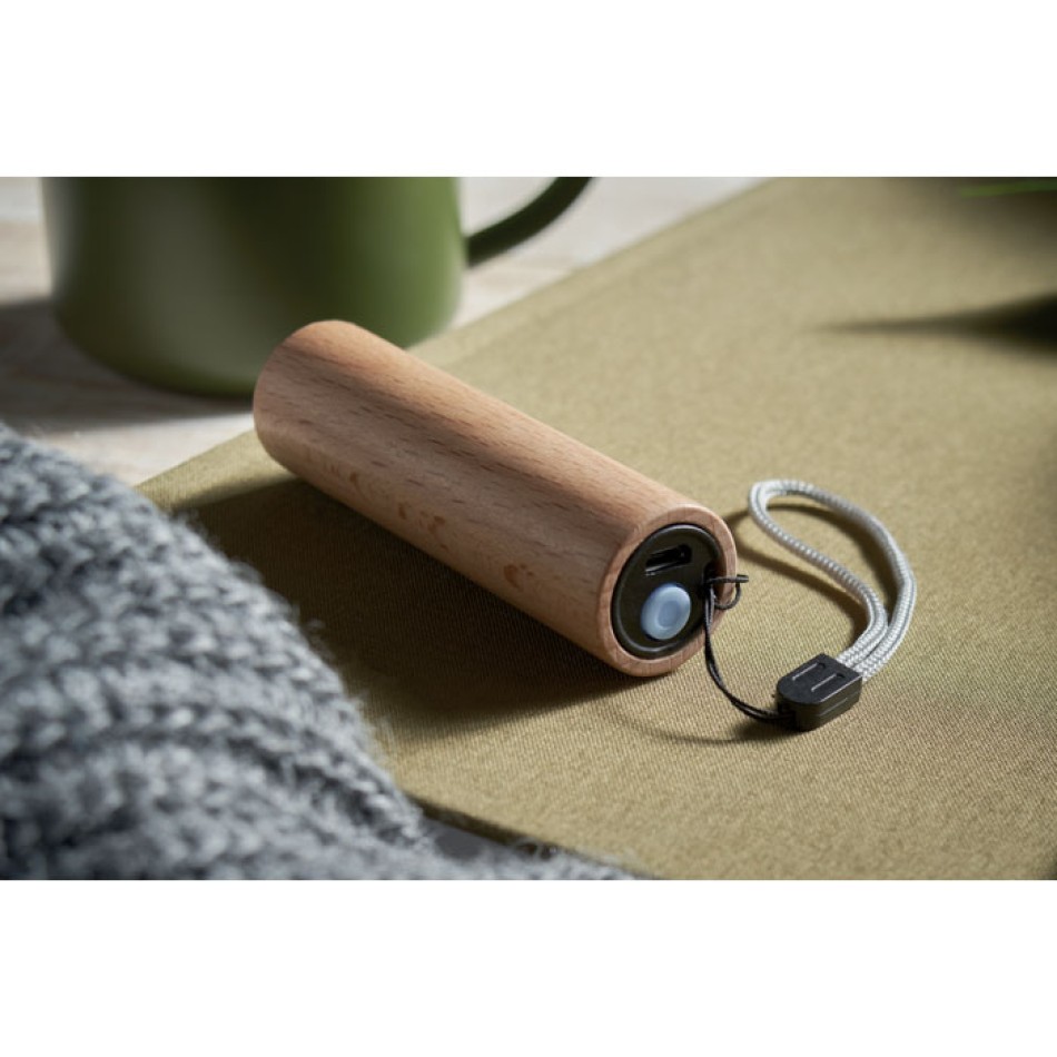 LITE - Torcia ricaricabile in legno Gadget.it