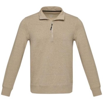 Maglione con cerniera a un quarto in tessuto riciclato unisex Aware™ Tin  Gadget.it