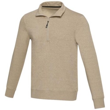 Maglione con cerniera a un quarto in tessuto riciclato unisex Aware™ Tin  Gadget.it