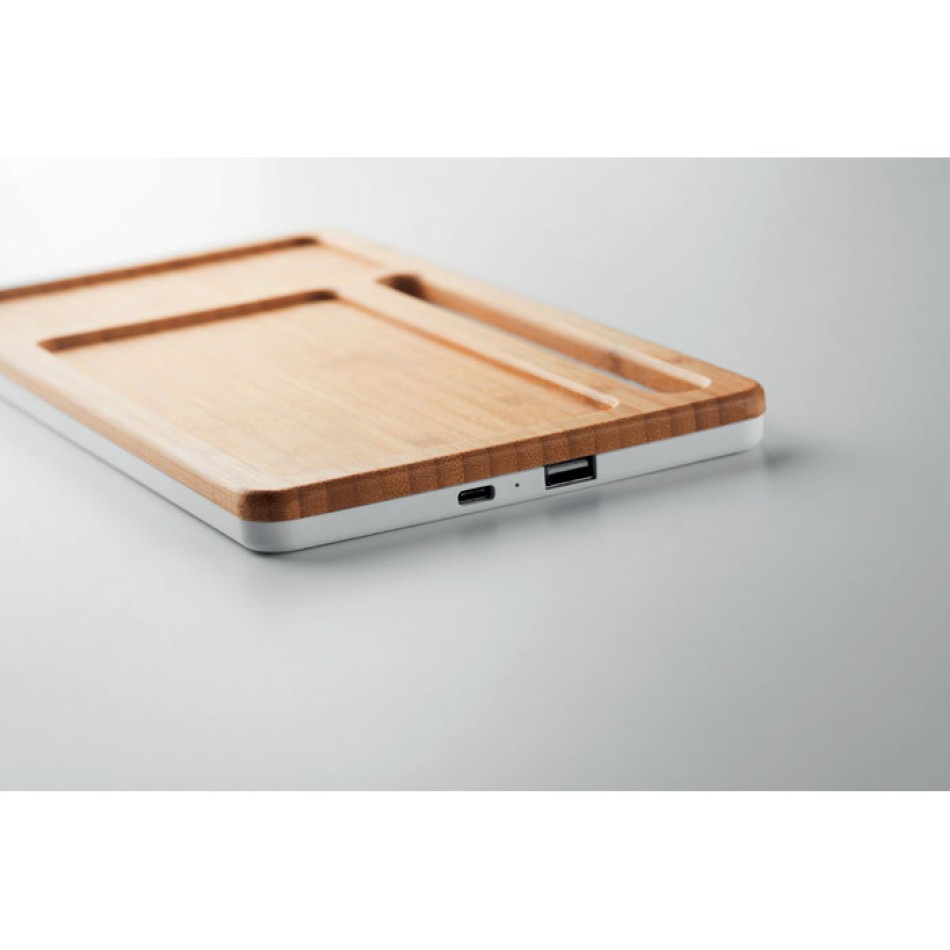 MALABAR - Caricatore wireless in bamboo Gadget.it