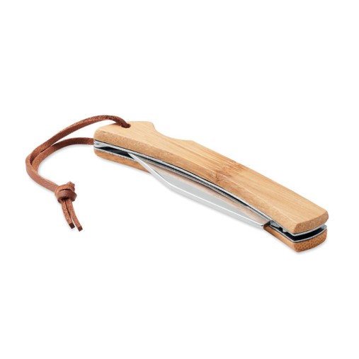 MANSAN - Coltello pieghevole in bamboo Gadget.it