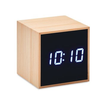 MARA CLOCK - Sveglia in bamboo Gadget.it