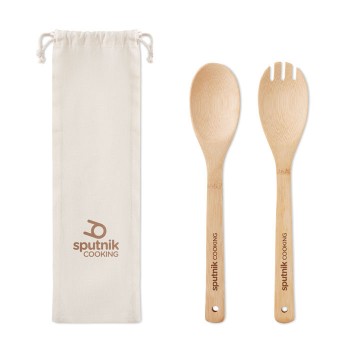 MAYEN SET - Set utensili in bamboo Gadget.it