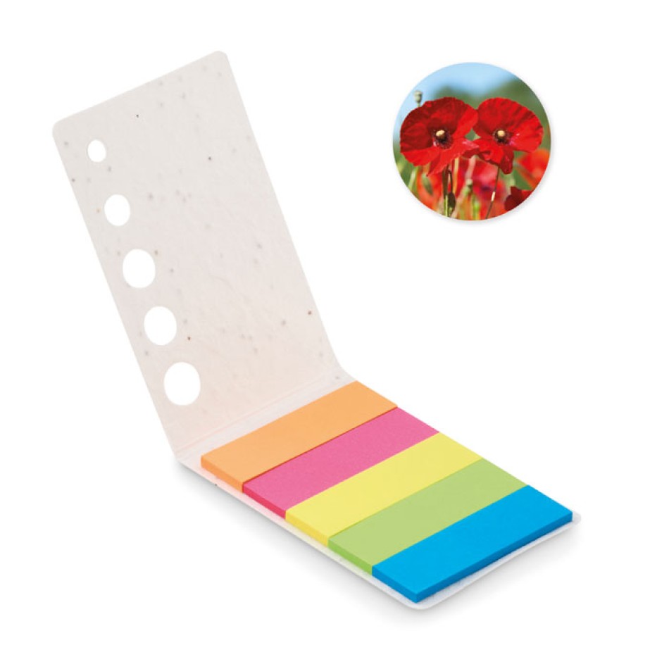 MEMO SEED - Segnapagina in carta con semi Gadget.it