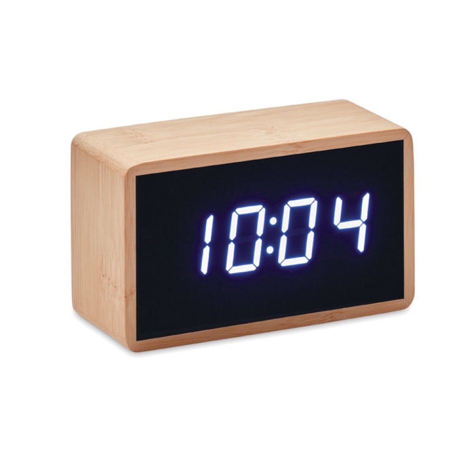 MIRI CLOCK - Sveglia in bamboo Gadget.it