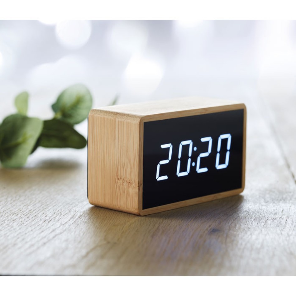 MIRI CLOCK - Sveglia in bamboo Gadget.it