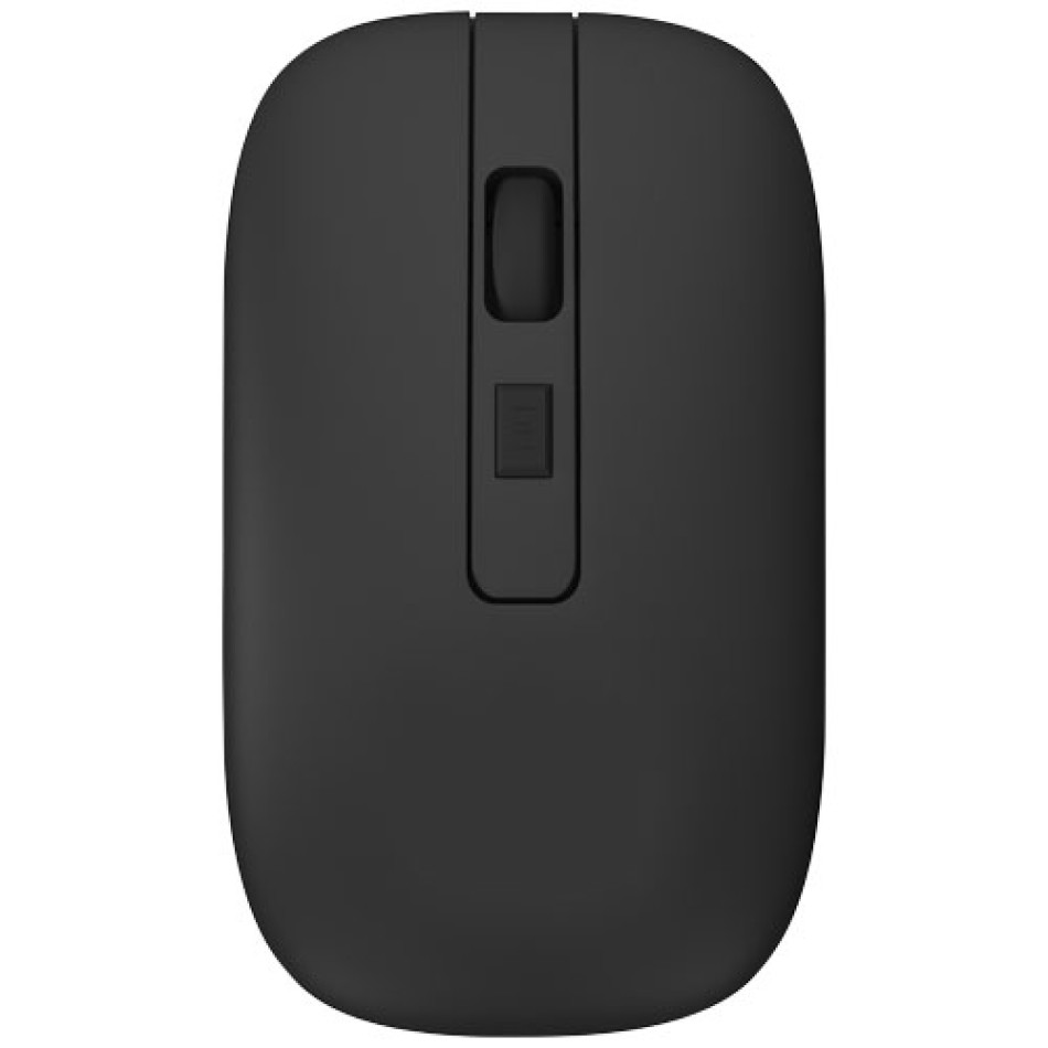 Mouse wireless in materiale antibatterico con logo luminoso SCX.design O22 Gadget.it