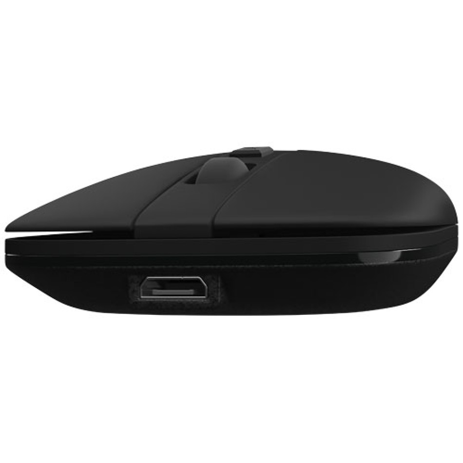 Mouse wireless in materiale antibatterico con logo luminoso SCX.design O22 Gadget.it