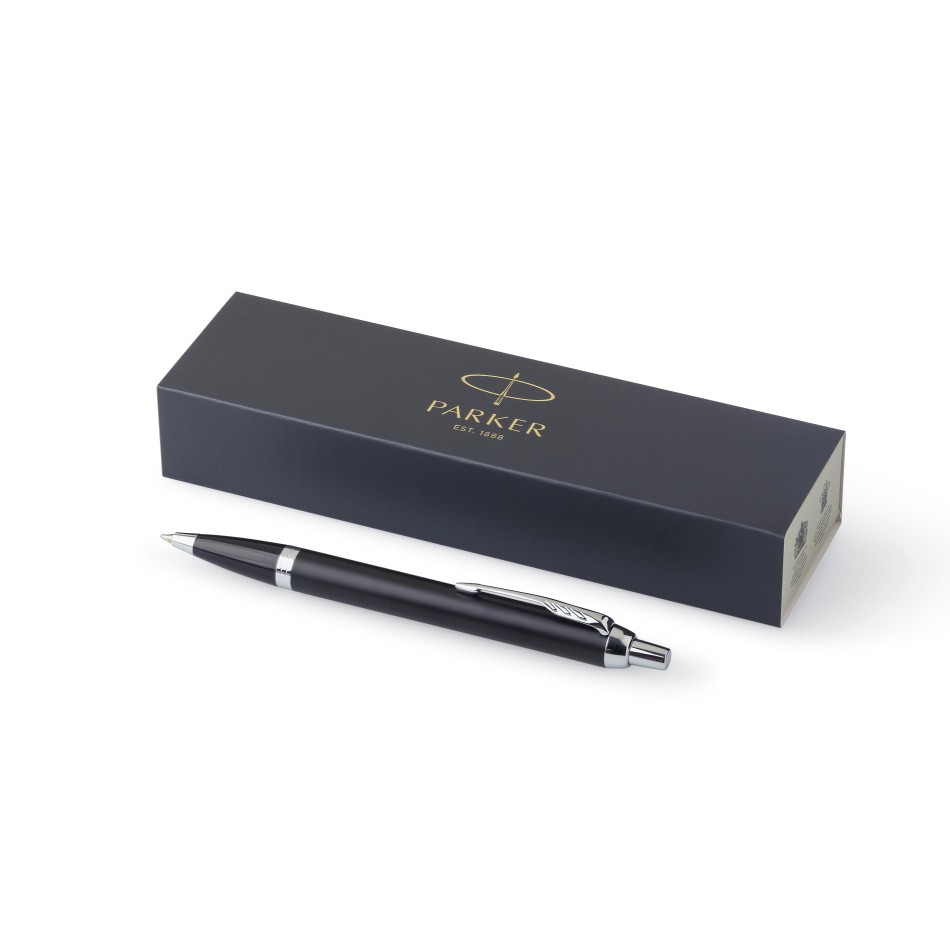 Parker, penna a sfera IM in ottone cromato Gadget.it