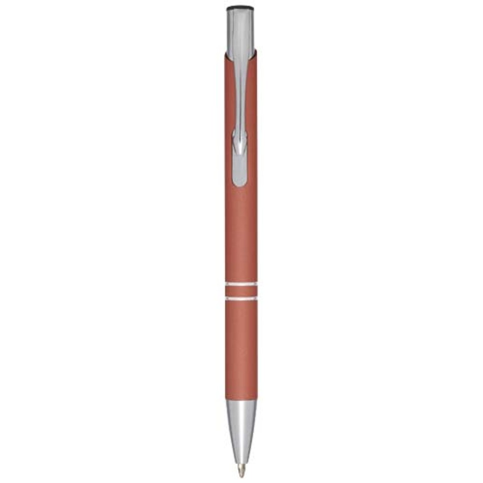 Penna a sfera a scatto Moneta soft touch Gadget.it