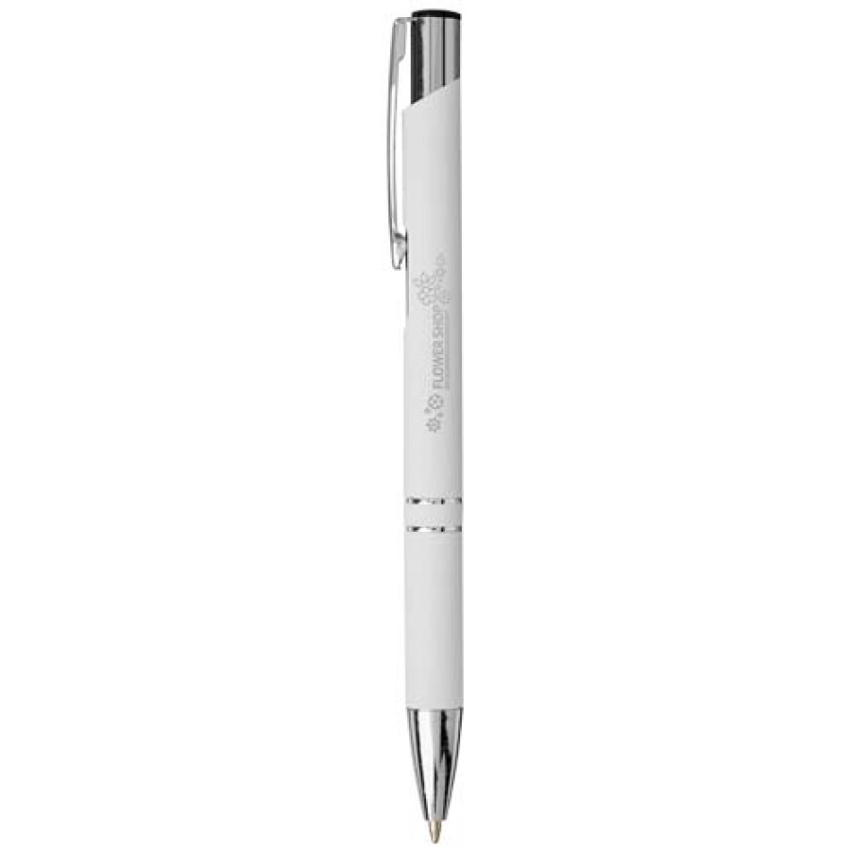 Penna a sfera a scatto Moneta soft touch Gadget.it