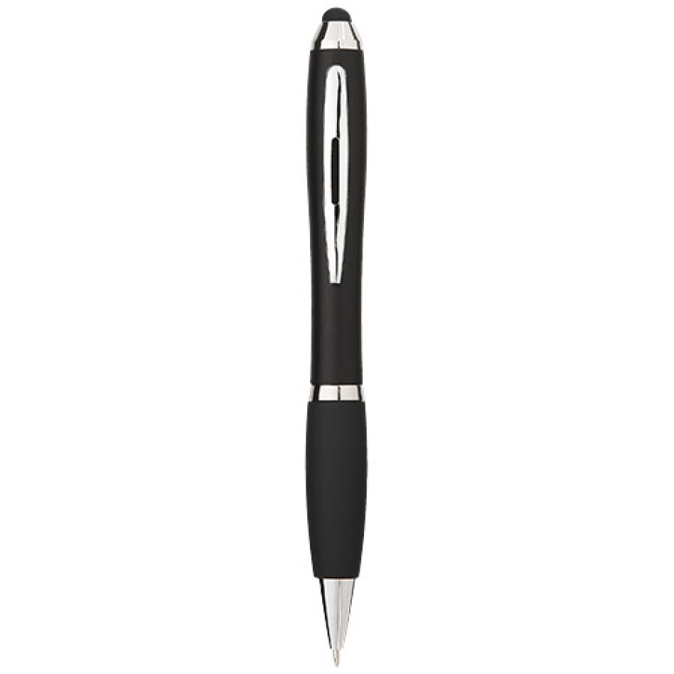 Penna a sfera con stylus e impugnatura nera Nash Gadget.it