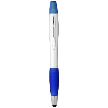 Penna a sfera con stylus ed evidenziatore Nash Gadget.it