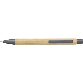 Penna a sfera in bamboo, refill blu Kalani Gadget.it