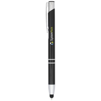 Penna a sfera metallica con stylus Moneta Gadget.it