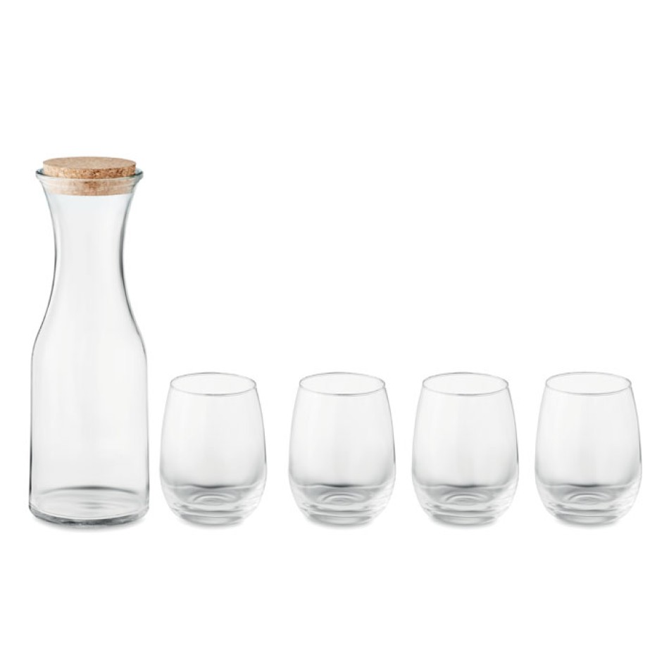 PICCADILLY - Set bicchieri e caraffa in vetr Gadget.it