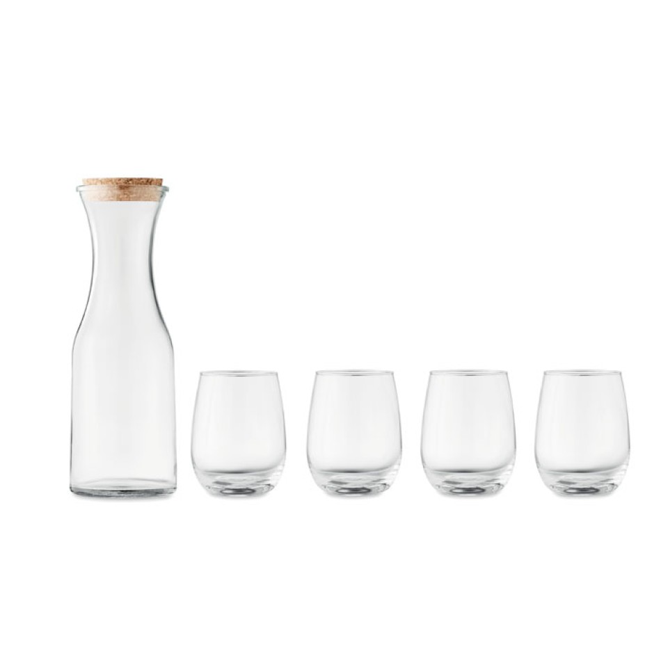 PICCADILLY - Set bicchieri e caraffa in vetr Gadget.it