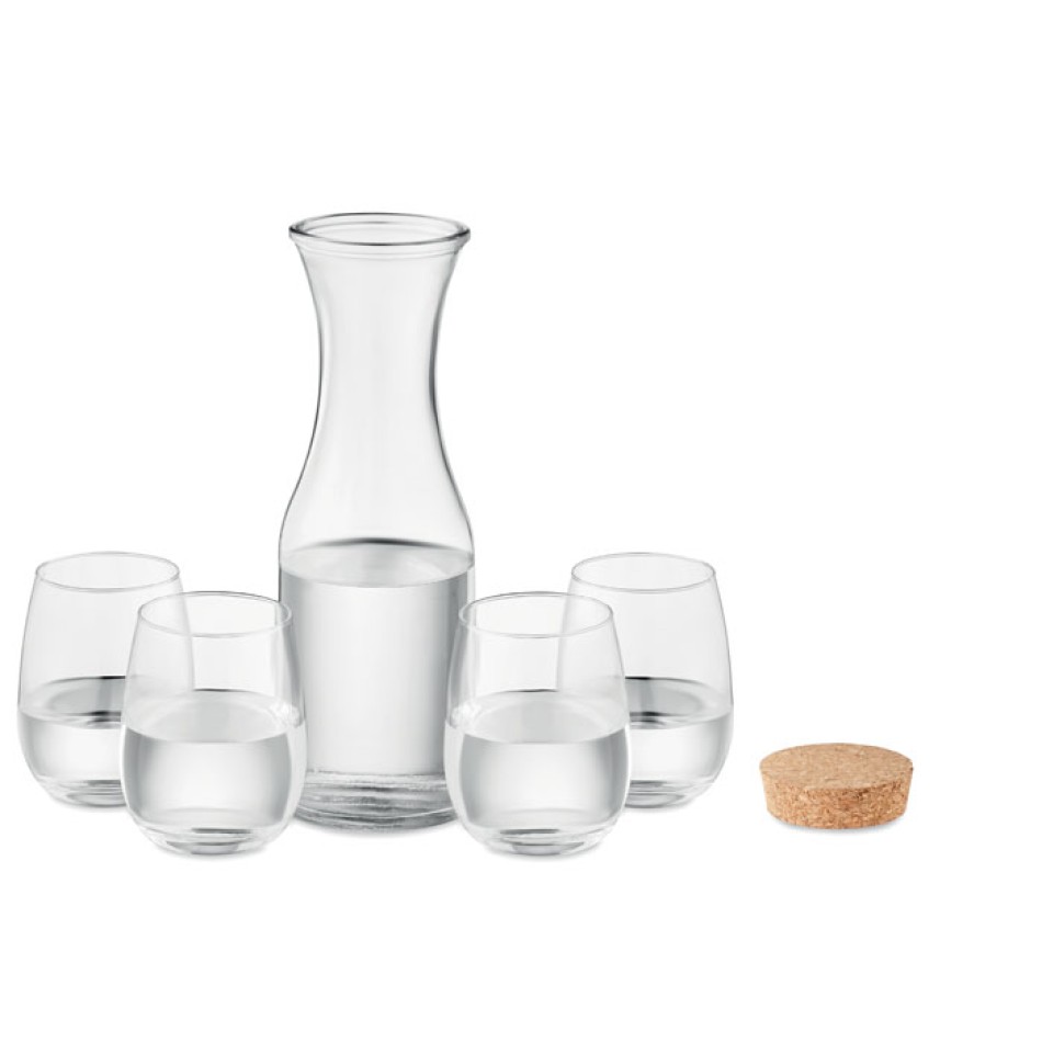 PICCADILLY - Set bicchieri e caraffa in vetr Gadget.it