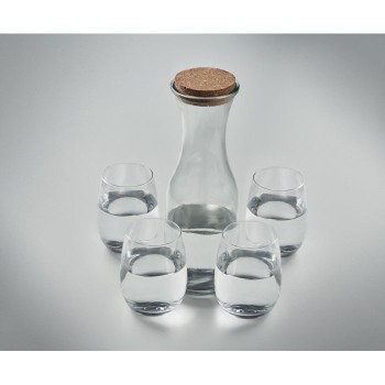 PICCADILLY - Set bicchieri e caraffa in vetr Gadget.it