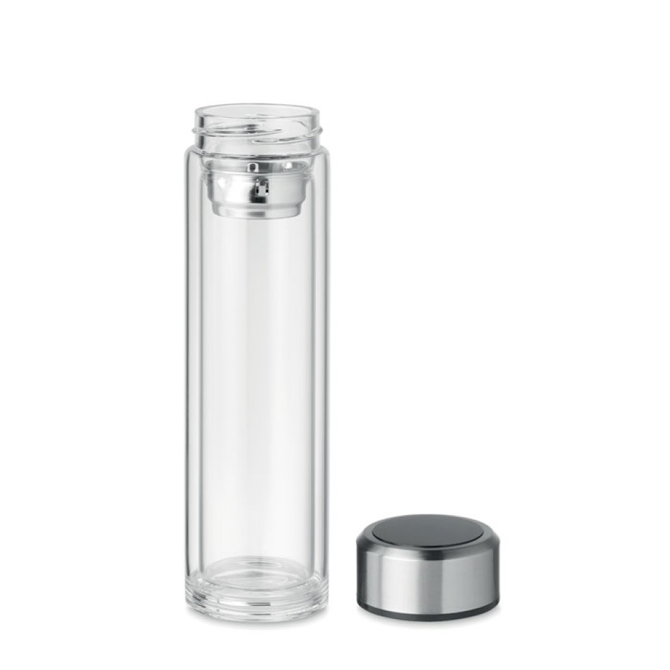 POLE GLASS - Thermos con termometro touch Gadget.it