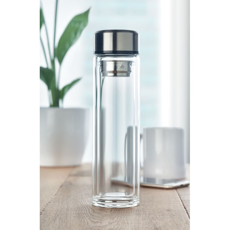 POLE GLASS - Thermos con termometro touch Gadget.it