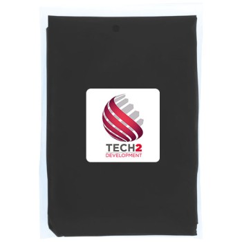 Poncho impermeabile monouso in materiale riciclato certificato GRS con custodia Mayan  Gadget.it