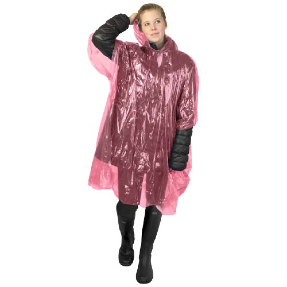 Poncho impermeabile monouso Ziva con custodia Gadget.it