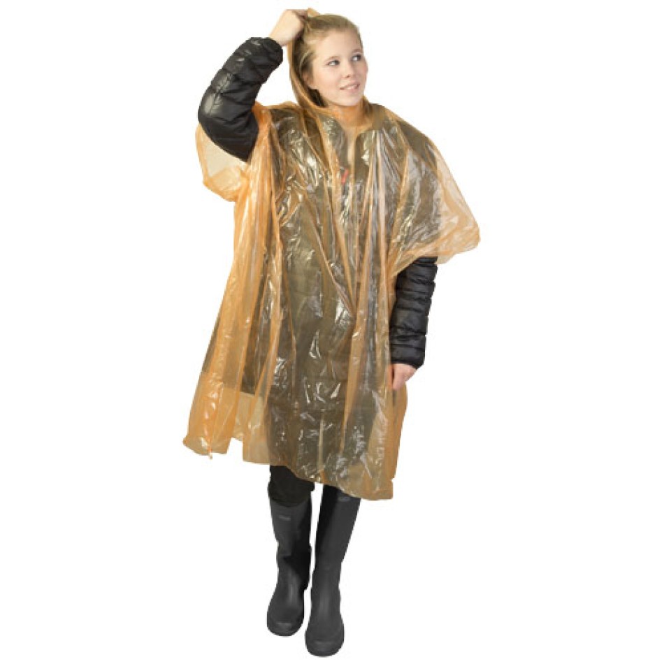 Poncho impermeabile monouso Ziva con custodia Gadget.it