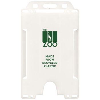 Porta badge in plastica riciclata Pierre  Gadget.it