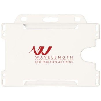 Porta badge in plastica riciclata Vega Gadget.it