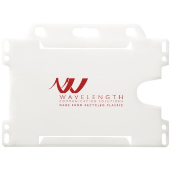 Porta badge in plastica riciclata Vega Gadget.it