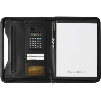 Portablocco Charles Dickens® formato +/- A4 in similpelle Giada Gadget.it